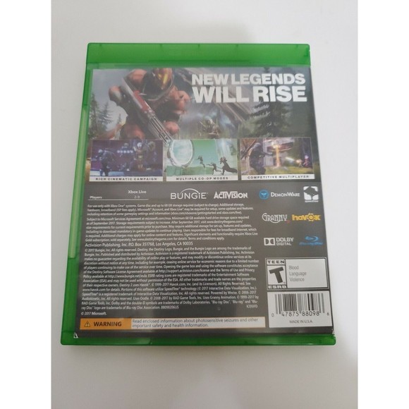 Destiny 2 (Microsoft Xbox One, 2017) Tested Works - Picture 2 of 5